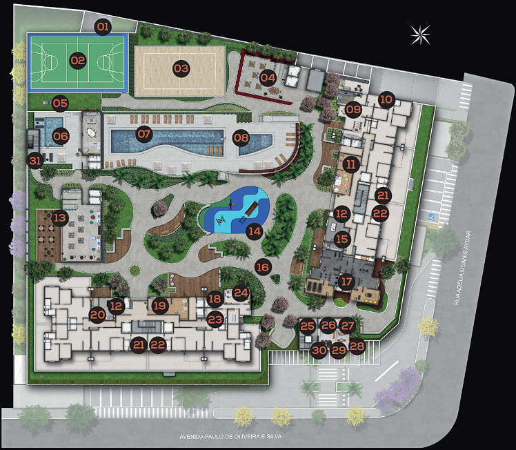 Implantação Jazz Residencial